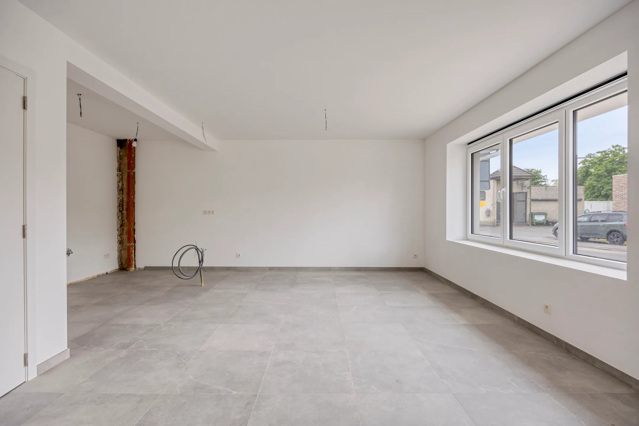 Woonkamer met erker