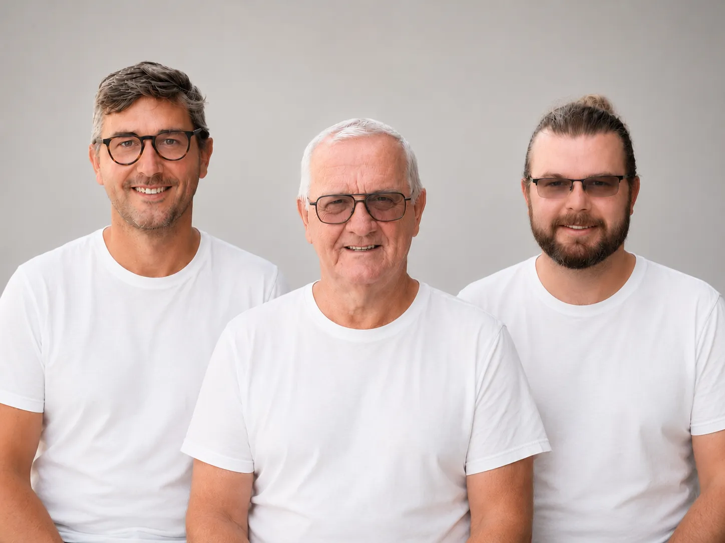 Benny, Nick en Bart samen op de hoek in Ramsdonk